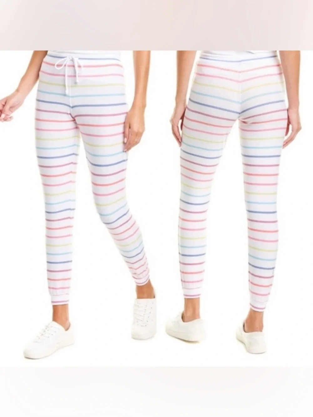 NWT Chaser Rainbow Drawstring Knit Pant - Picture 9 of 9